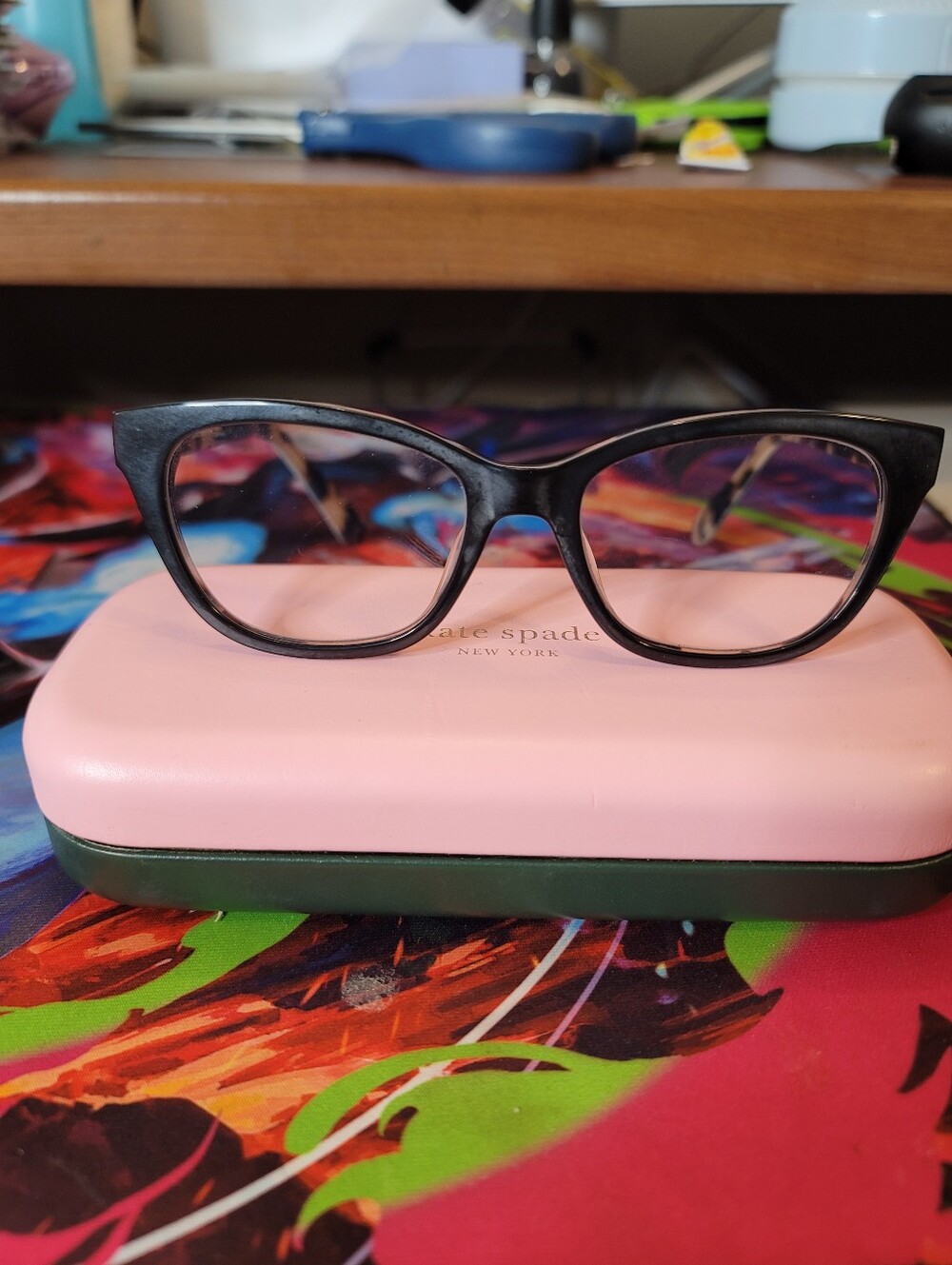 KATE SPADE NEW YORK mod carolan  col 807 140 Reading Eyeglasses Frame With Case